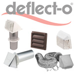 4" (10.1cm) dia. Dryer Venting Exhaust Hoods & Kits