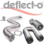 4" (10.1cm) dia. Flexible & Semi-Rigid Aluminum Duct